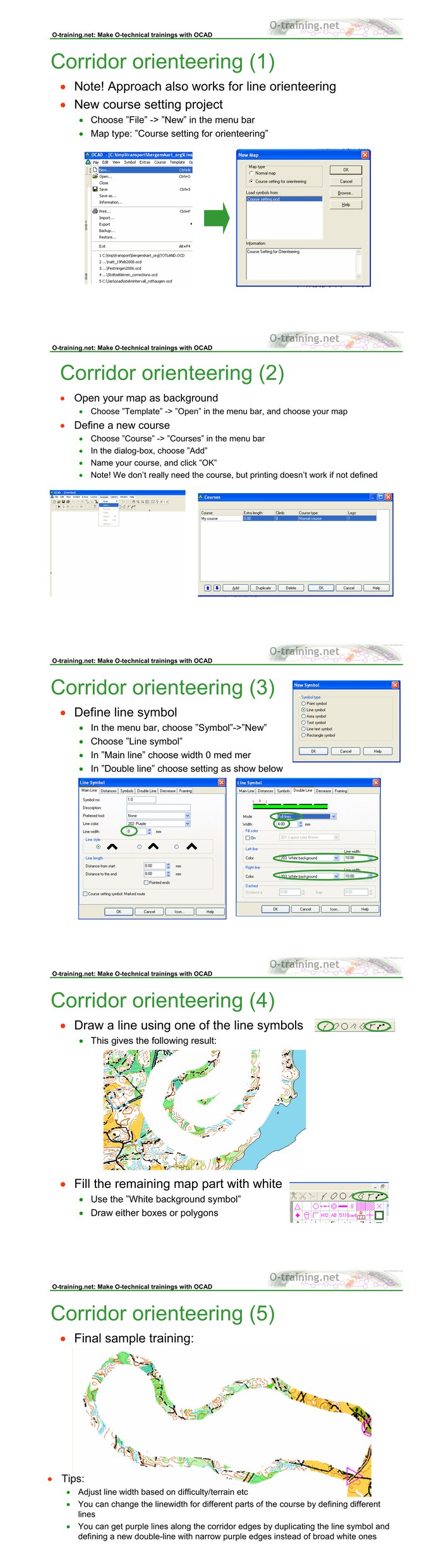 Image:Corridor orienteering OCAD.jpg